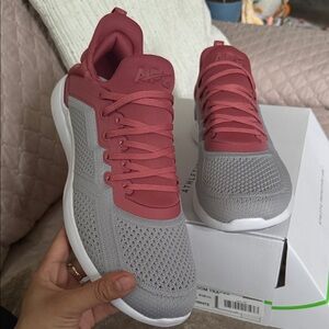 APL Athletic Propulsion Labs Cedar and Gray Trainers